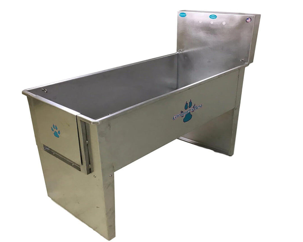 Groomer's Best Stainless Steel InLine Bathing Tub AdeoPets