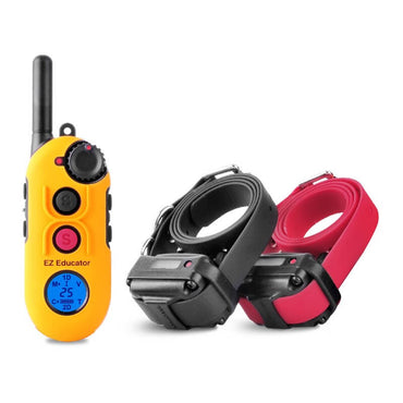 E-Collar EZ-900 Easy Educator 1/2 Mile Modern Dog Trainer Remote Collar for 2 dogs