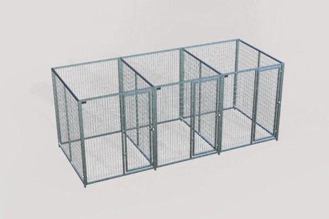 TK Products Pro-Series Enclosed Multi-Dog Kennel - Indoor/Outdoor Wire Kennel