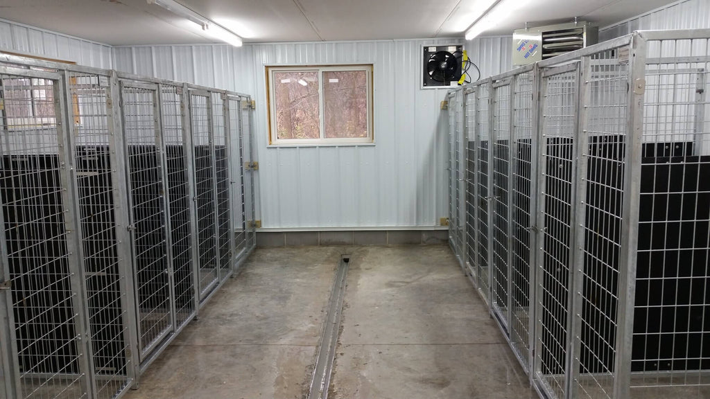 TK Products Dog Kennel Isolation Panels in Black AdeoPets