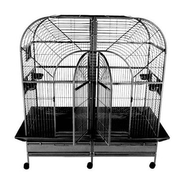 A&E 64"x32"x70" Double Macaw Cage with Removable Divider