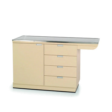 VetLine Veterinary Exam Cabinet Table 44"-58" with Knee Space