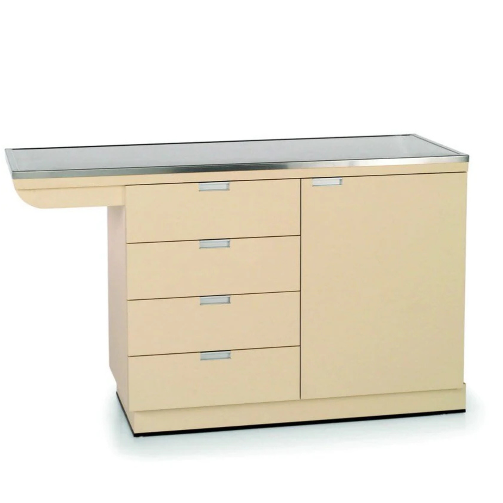 VetLine Veterinary Exam Cabinet Table 44"-58" with Knee Space