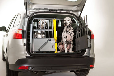 MIM Safe Variocage Double - Car Crash Tested Travel Crate with 2 dogs