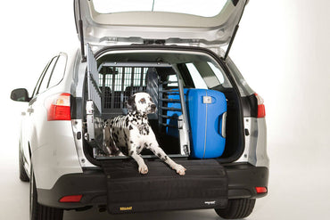 MIM Safe Variocage Single Dog in use Car Crash Tested Travel Cage