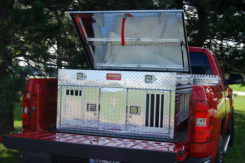 Owens Product Hunter All Seasons Aluminum Double Dog Box 55012