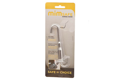 MIM Safe Airing Hook - Lockable Ventilation Hook for vehicle rear hatch