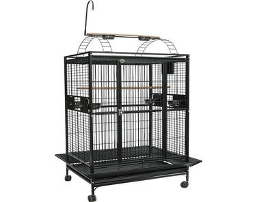 A&E-Cage-Companye-40x30-Play-Top-Bird-Cage-8004030-Black