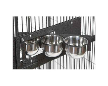 A-E-110x62-Black-Walk-in-Aviary-WI11062-Black-Feeder-bowls