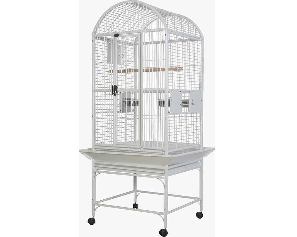 CozzzyCovers Bird Cage Cover For Dome Top Cages - Model 2424DT Black Parrot Cover