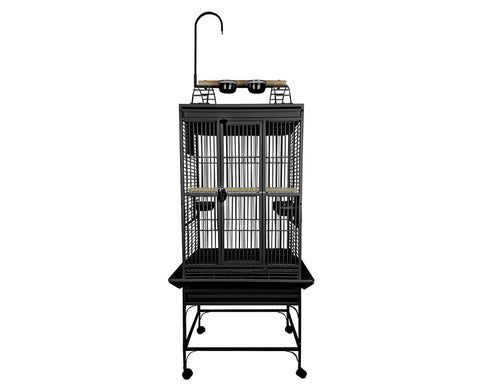 A-E-24x22Play-Top-Bird-Cage-8002422-Black