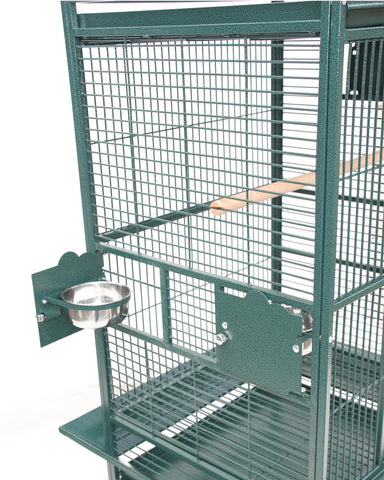 A-E-24x22Play-Top-Bird-Cage-8002422-Green-feeder