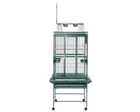 A-E-24x22Play-Top-Bird-Cage-8002422-Green