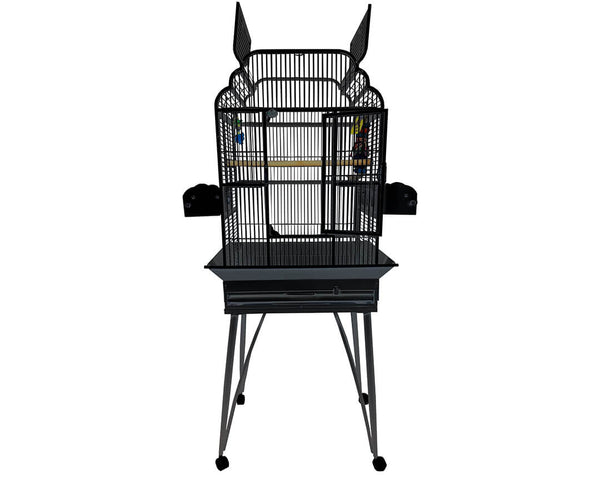 ロートアイアン アニマル 16頭セット ブラック アジアン雑貨 A-E-26-x20-Victorian-Open-Top-