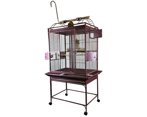 A-E-32x23-Play-Top-Bird-Cage-8003223-Burgundy