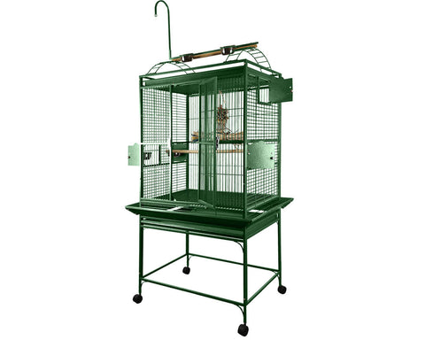 A-E-32x23-Play-Top-Bird-Cage-8003223-Green