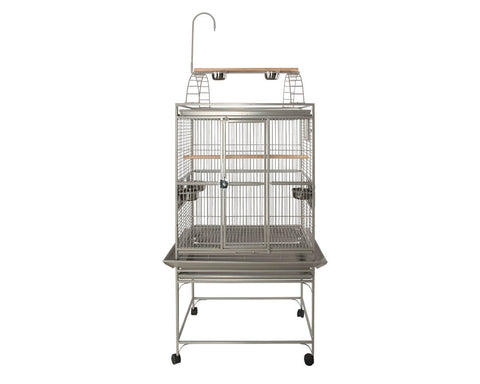 A-E-32x23-Play-Top-Bird-Cage-8003223-Platinum