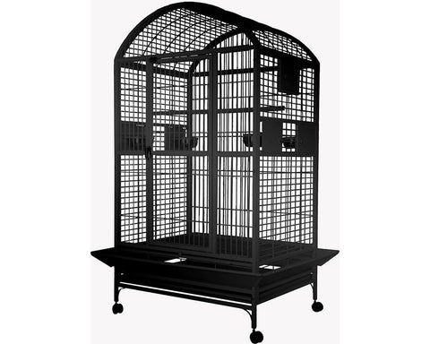 A-E-36x28-Dome-Top-Bird-Cage-9003628-Black