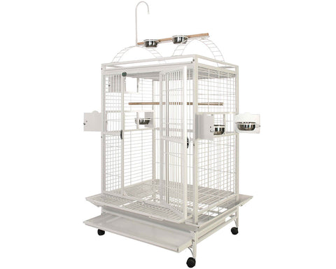 A-E-36x28-Play-Top-Bird-Cage-8003628-White