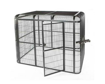 A-E-62x62-Black-Walk-in-Aviary-WI6262-Black