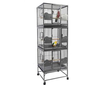 A-E-Cage-Company-24x22-Triple-Stack-Bird-Cage-2422-3-Black