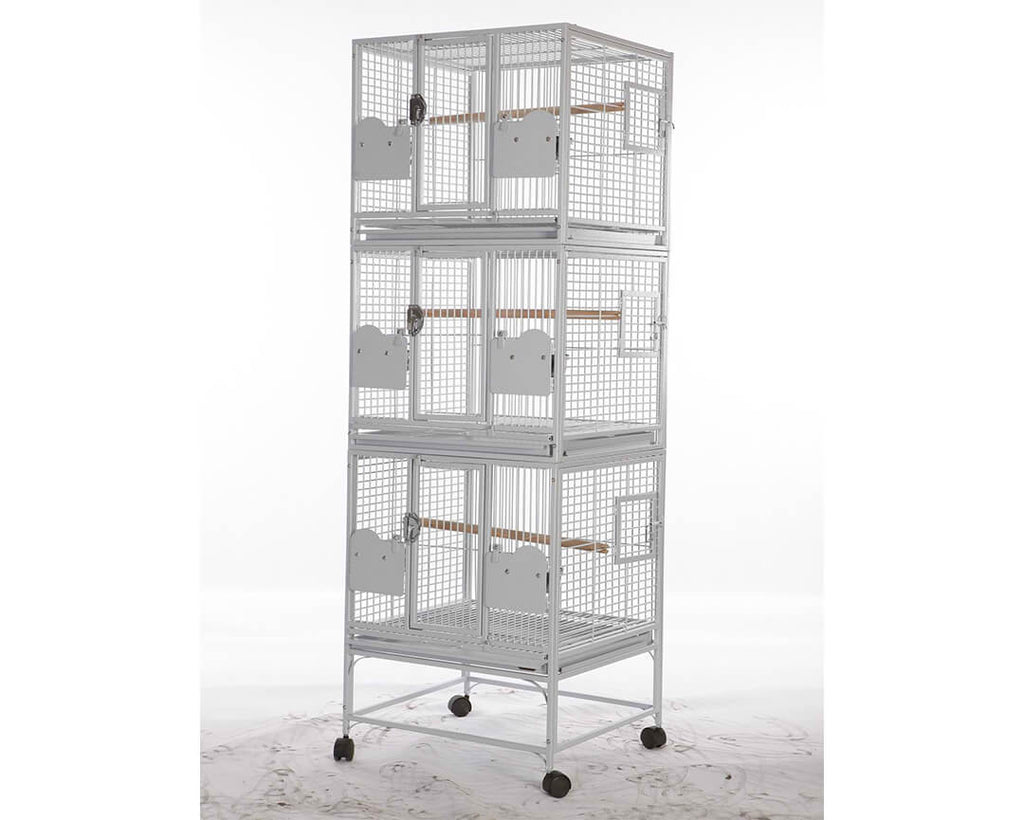 A&E 24''x22'' Triple Stack Bird Cage – AdeoPets