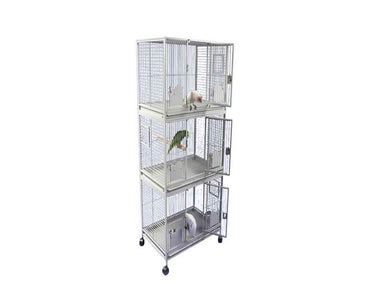 A-E-Cage-Company-36x24-Triple-Stack-Bird-Cage-3624-3-Platinum