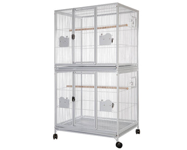 A-E-Cage-Company-40X30-Double-Stack-Breeder-Bird-Cage-4030-2-platinum