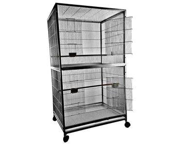 A-E-Cage-Company-40x30-Extra-Large-Flight-Cage-4030FL-BLACK