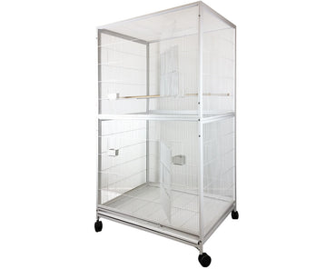 A-E-Cage-Company-40x30-Extra-Large-Flight-Cage-4030FL-White