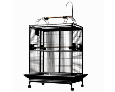 A-E-Cage-Company-48x36-Play-Top-Bird-Cage-8004836-Black