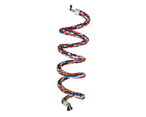 A-E-Cage-Company-Large-Rainbow-Cotton-Rope-Boing-with-Bell-HB556