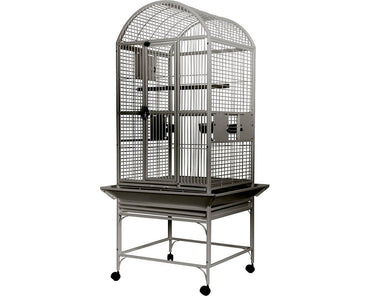 A-E-Stainless-Steel-24x22-Dome-Top-Bird-Cage-9002422-Stainless-Steel