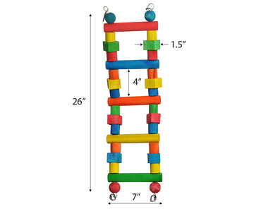 A-E-Wood-Ladder-Small-Bird-Toy-HB149S
