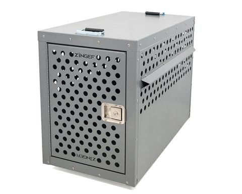 Zinger Airline Compliant Aluminum Dog Travel Crate IATA CR 82