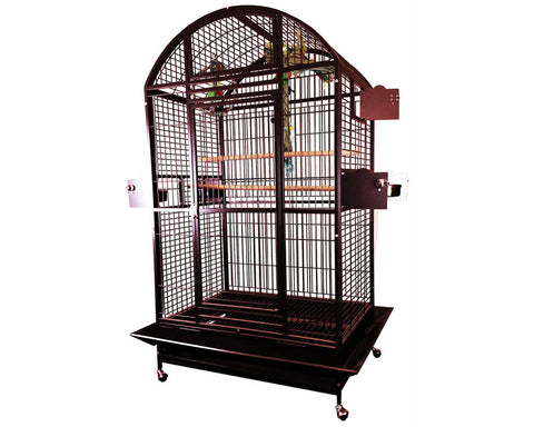 A_E-Cage-Company-40x30-Dometop-Bird-Cage-Burgundy