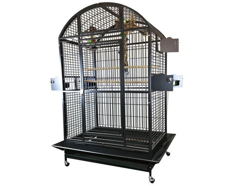 A_E-Cage-Company-40x30-Dometop-Bird-Cage-black