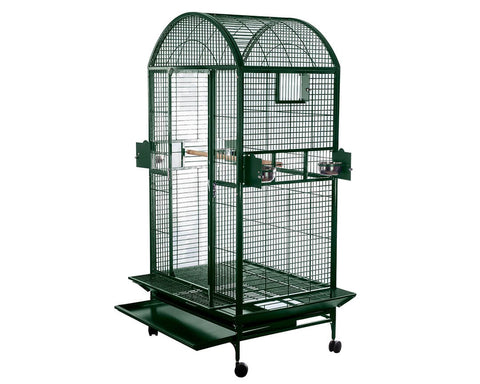 A&E-Cage-Company-40x30-Dometop-Bird-Cage-green