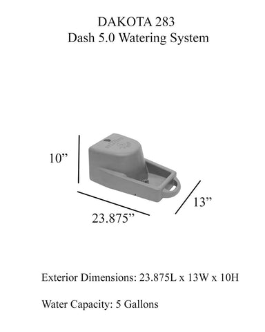 Dakota 283 Dash Portable Water Bowl System DASH5.0