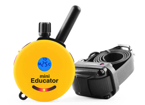 e-Collar ET-300 MINI Educator 1/2 mile remote dog collar in yellow