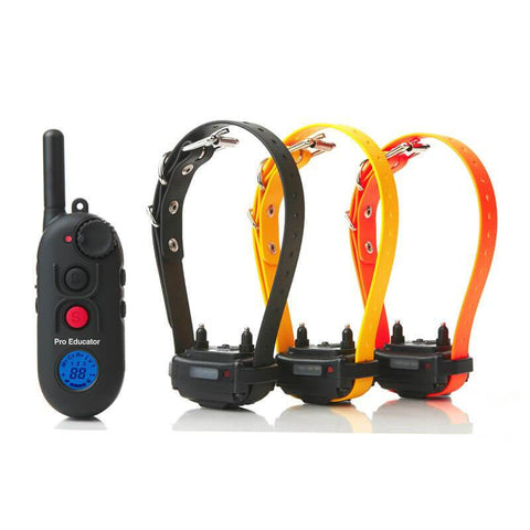 E-Collar PE-900 Pro Educator Advanced Remote Dog Trainer 1/2 Mile for 3 dogs