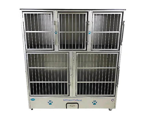 Groomer_s_Best_5_Unit_Cage_Bank_for_Dogs