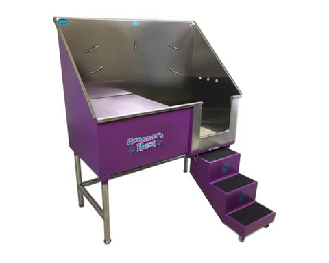 Groomer_s_Best_Elite_Bathing_Tub_with_Steps_and_Door_for_Dogs_PURPLE