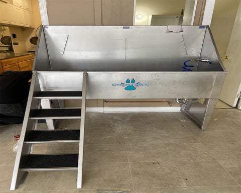 Groomer_s_Best_Stainless_Steel_ADA_Standard_Bathing_Tub_sample