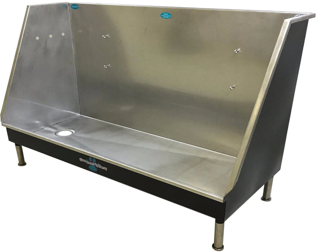 Groomer's Best Stainless Steel Walk-in Bathing Tub – AdeoPets