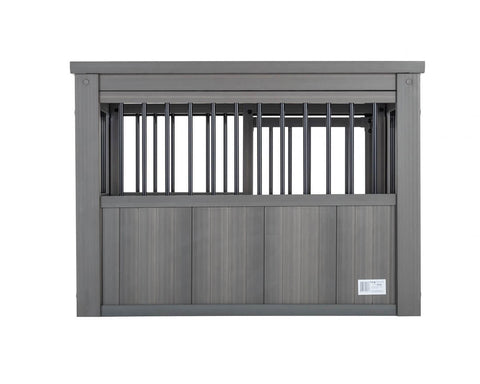 New-Age-Pet-Homestead-Crate-Gray