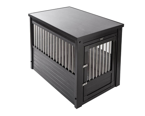 New-Age-Pet-InnPlace-Dog-Crate-with-Stainless-Steel-Spindles-Espresso