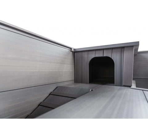 New-Age-Pet-Jumbo-Park-Avenue-Small-Animal-Hutch-Gray