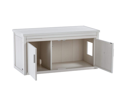 New-Age-Pet-Litter-Loo-Bench-Antique-White