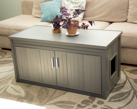 New-Age-Pet-Litter-Loo-Bench-Gray